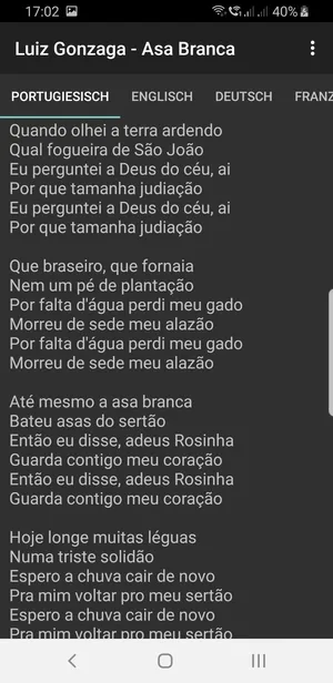 Forro Lyrics